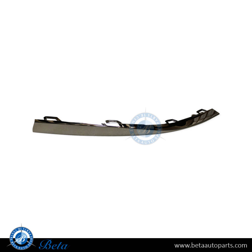 Right Side Front Bumper Lower Chrome Moulding for Volkswagen Golf 8 2020-Up models, Part Number 5H0853712A Right Side Front Bumper Lower Chrome Moulding for Volkswagen Golf 8 2020-Up models, Part Number 5H0853712A
